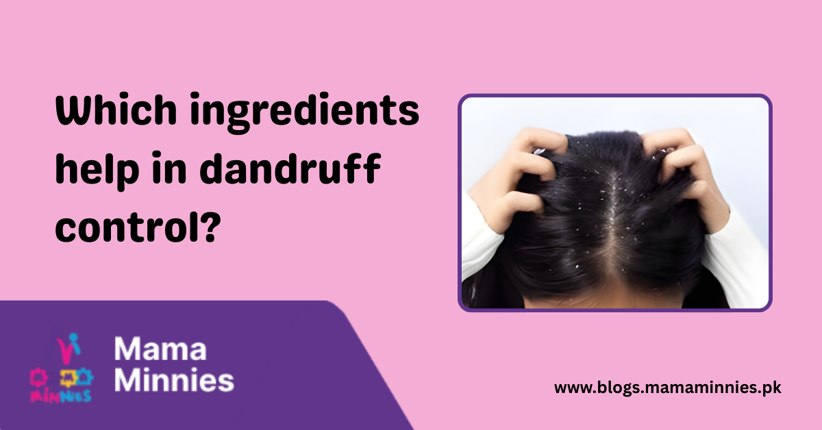 Which ingredients help in dandruff control